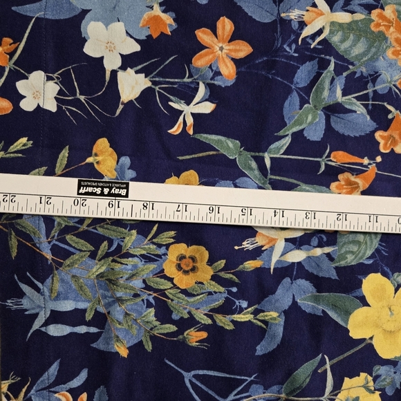 Lands' End womens sz 10 blue Botanical shift dress - Picture 8 of 11